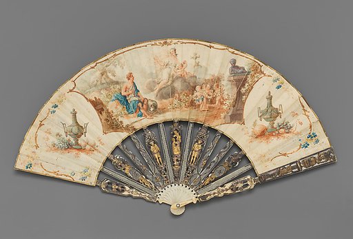 Fan depicting Venus appearing to Adonis (?)