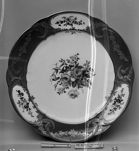 Plate (Assiette à palmes) (1 of 102) (part of a service)