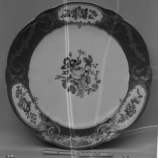 Plate (Assiette à palmes) (1 of 102) (part of a service)