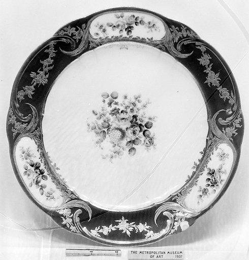 Plate (Assiette à palmes) (1 of 102) (part of a service)
