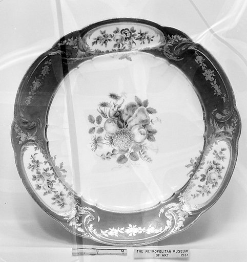 Plate (Assiette à palmes) (1 of 102) (part of a service)