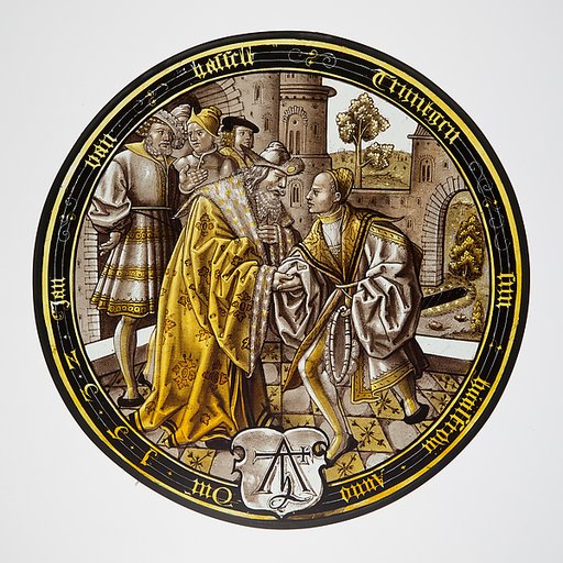 The Prodigal Bids Farewell (one of eight scenes from the story of the Prodigal Son)