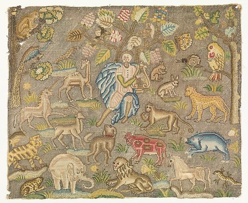 Orpheus charming the animals