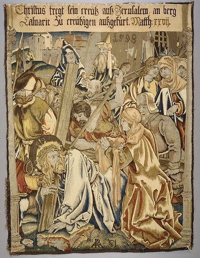 Christ Carrying the Cross from a set of "The Passion"