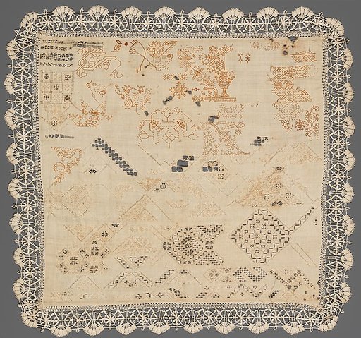 Embroidered sampler