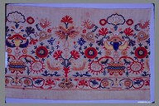 Part of a dress border