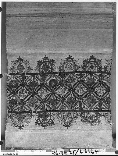 Part of a dress border
