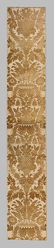 Length of furnishing velvet