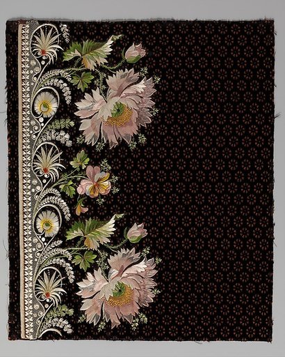 Embroidery sample for a man’s suit