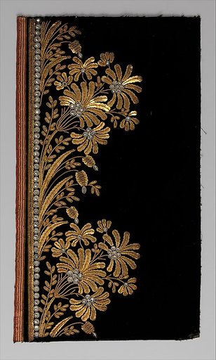 Embroidery sample for a man’s suit