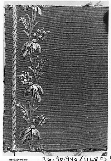 Embroidery sample for a man’s suit or waistcoat