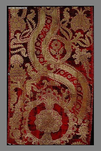Panel of velvet