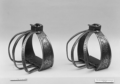 Pair of Stirrups from a Horse Armor Made for a Member of the Collalto Family
