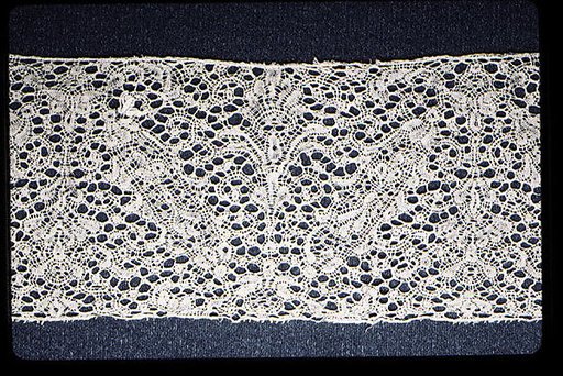 Pair of lappets and joined cap edging
