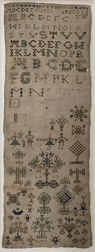 Embroidered sampler