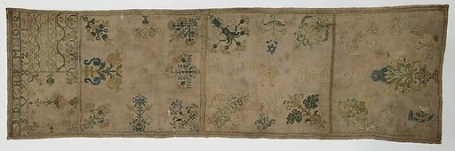 Embroidered sampler