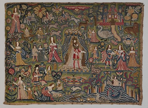 Panel with Biblical vignettes