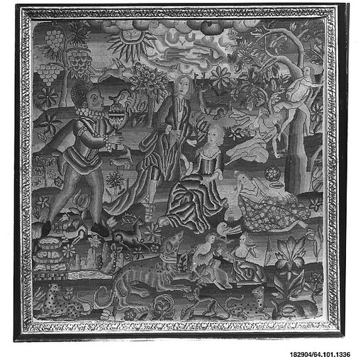Meleager and Atalanta, Alpheus in pursuit of Arethusa