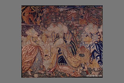 Panel with the story of King Solomon