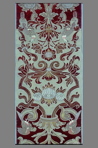 Pair of vertical panels