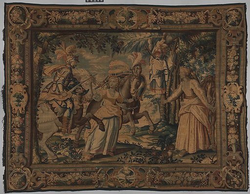 The Combat of Manricardo and Zerbino from a set illustrating Ariosto's Orlando Furioso