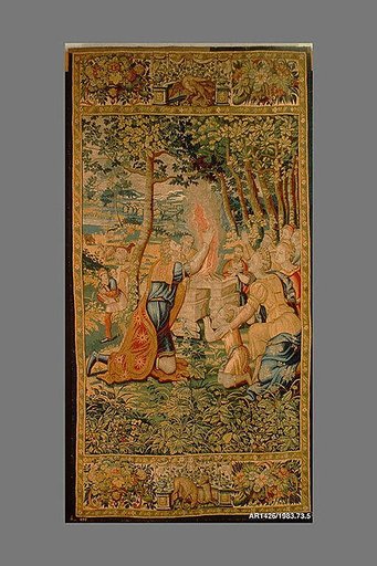 Jacob Sacrificing After Making a Covenant with Laban from The Story of Jacob series