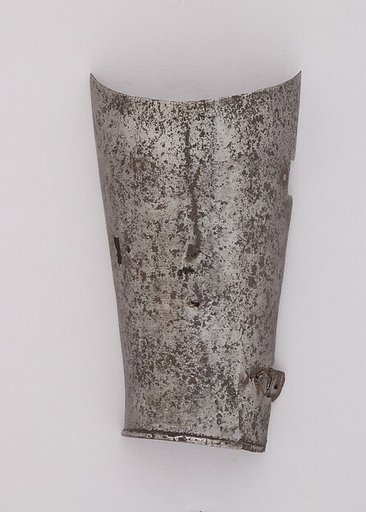 Inner Plate of a Left Forearm Defense (Vambrace)