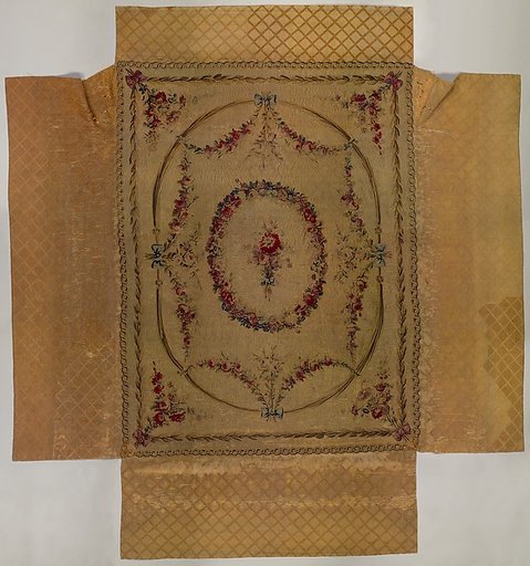 Coverlet for a bed (Lit à la duchesse en impériale)