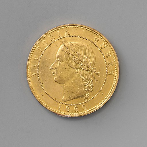 Pattern penny of Queen Victoria