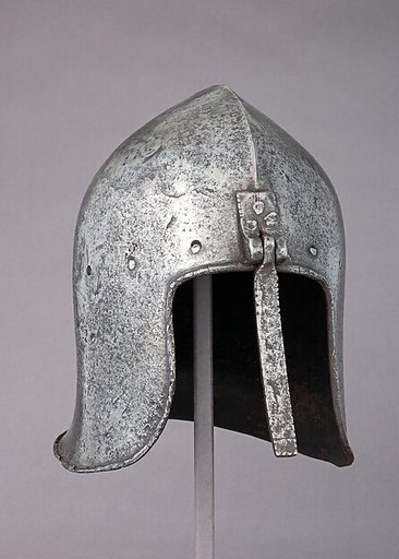 Barbute with Hinged Nasal