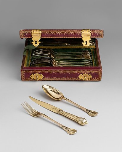 Set of six forks (part of a set)