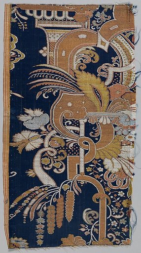 Fragment of woven silk