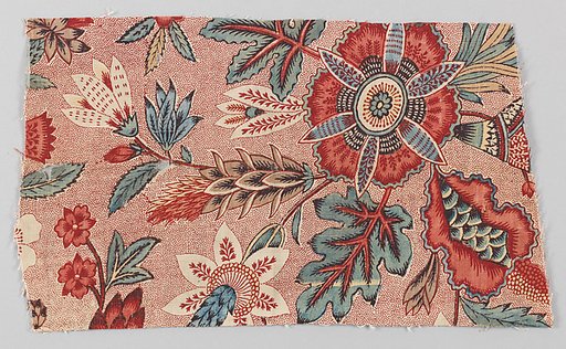 Fragment of printed cotton
