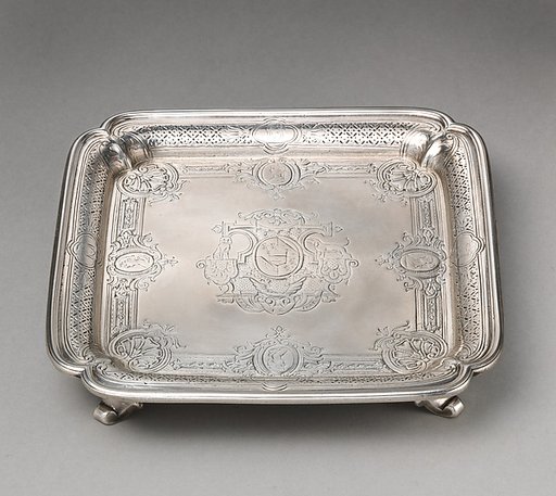 Salver (one of a pair)