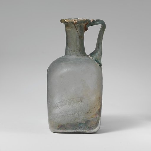 Glass square bottle