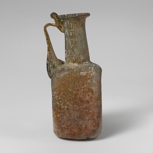 Glass square bottle