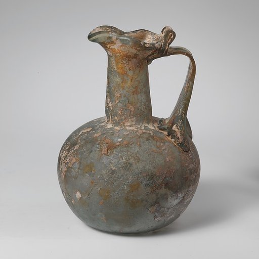 Glass jug with trefoil rim