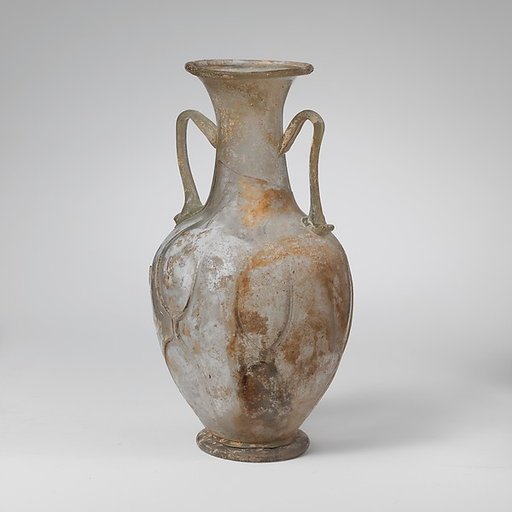 Glass amphora (two-handled bottle)