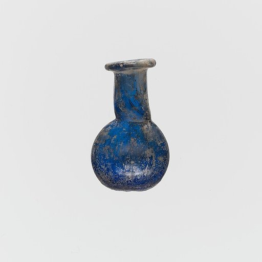 Glass perfume bottle