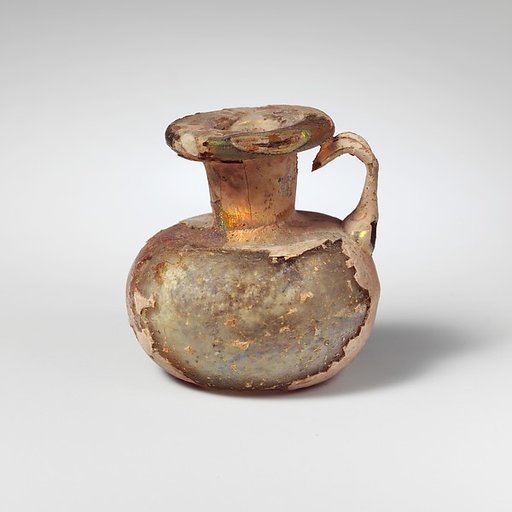 Glass one-handled miniature bottle