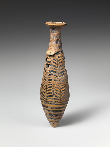 Glass alabastron (perfume bottle)