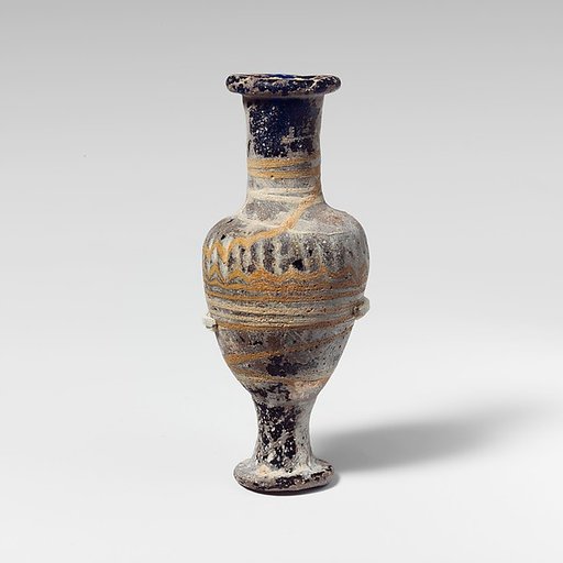 Glass unguentarium (perfume bottle)