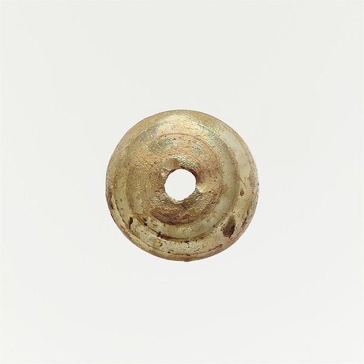 Glass spindle whorl