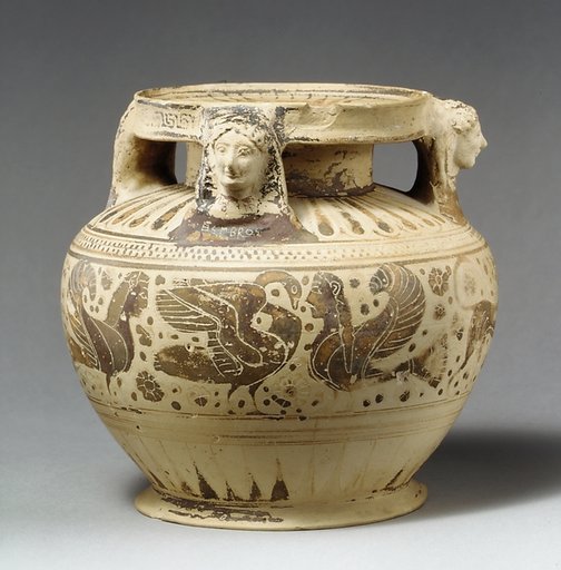 Terracotta pyxis (cosmetic box)
