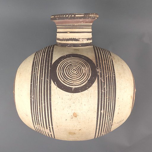 Jug, barrel-shaped