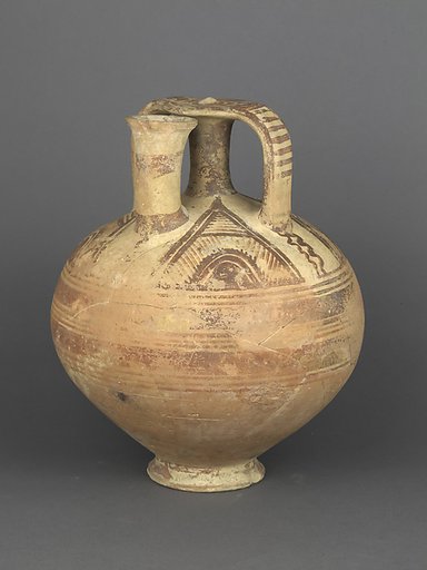Terracotta stirrup jar