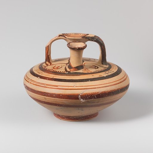 Terracotta stirrup jar