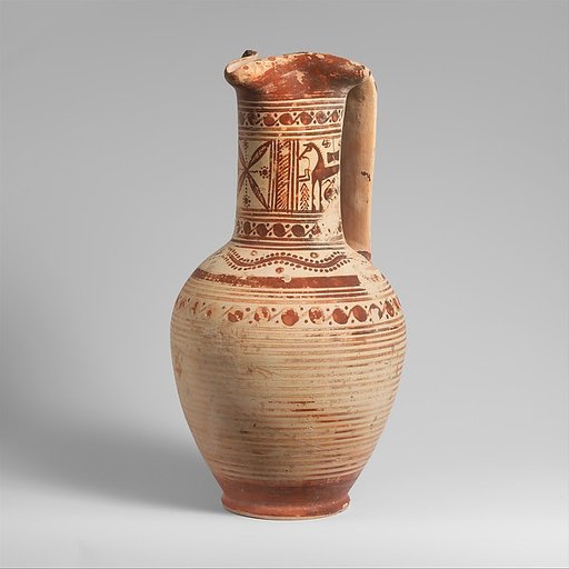 Terracotta oinochoe (jug)