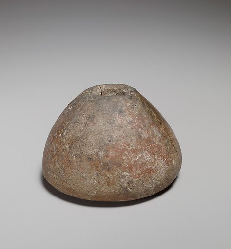 Conical-hemispherical spindle-whorl with flat base