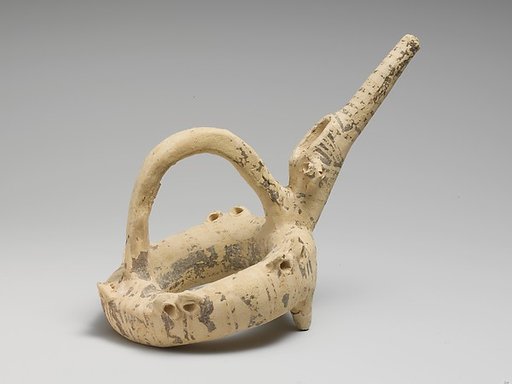 Terracotta ring-vase